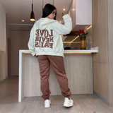 Conjunto Sudadera Love