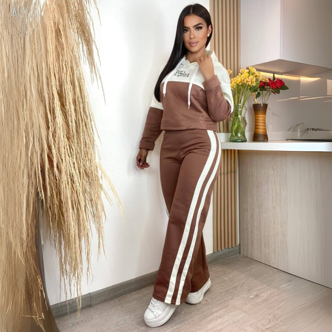 Conjunto de sudadera oversize invierno
