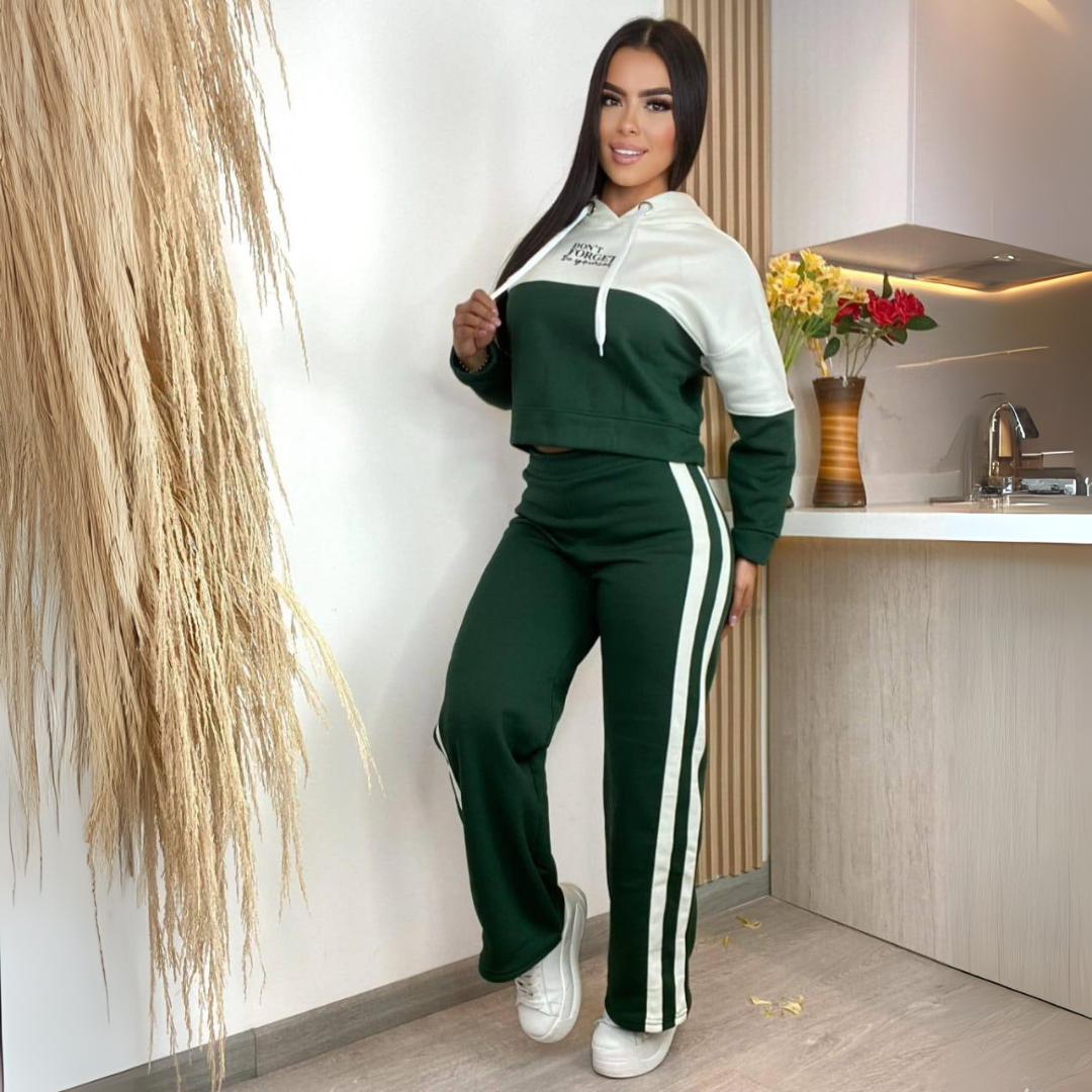 Conjunto de sudadera oversize invierno